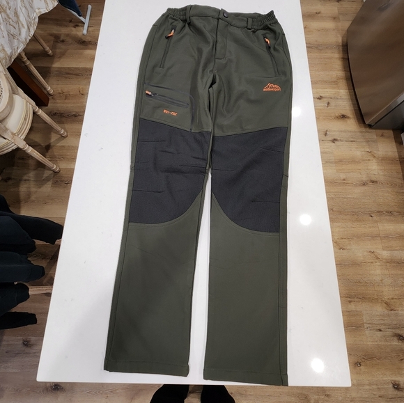 Outdoor Sport Other - Outdoor Sport Pants Wei-Tex Men’s Medium M Green Fleece Lined Hiking Snow Pants